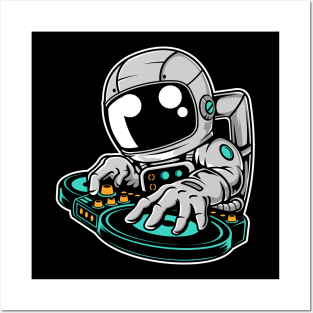 Astronaut DJ Posters and Art